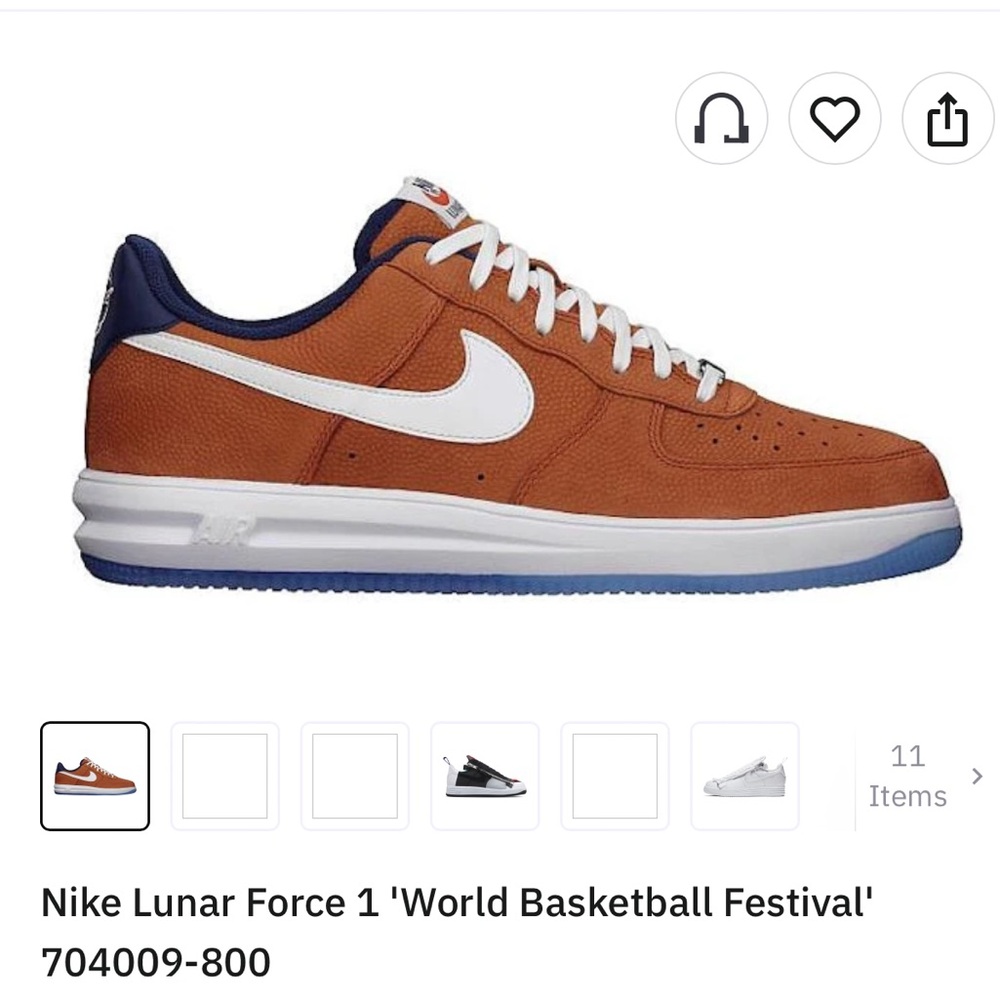 Nike Lunar Force 1 “World Basketball Festival” Brand New